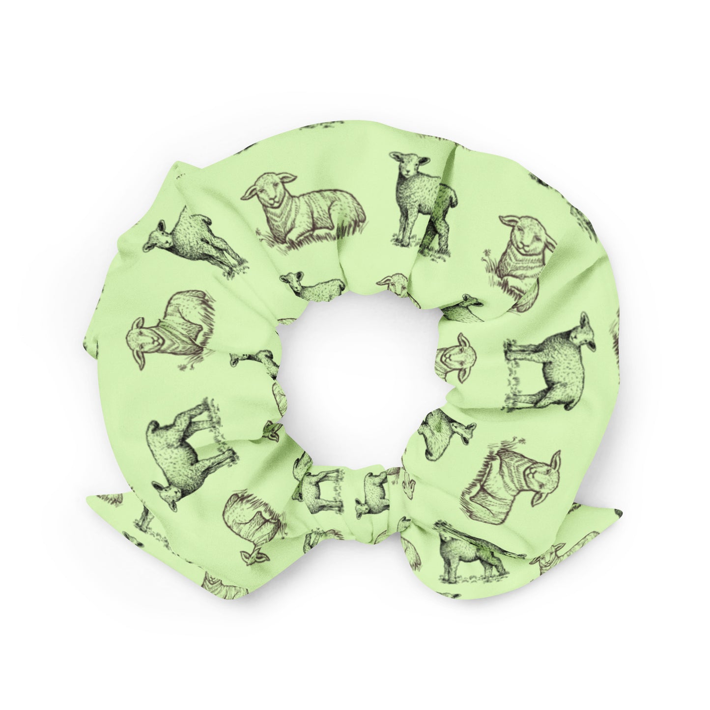 Lamb Scrunchie - Green