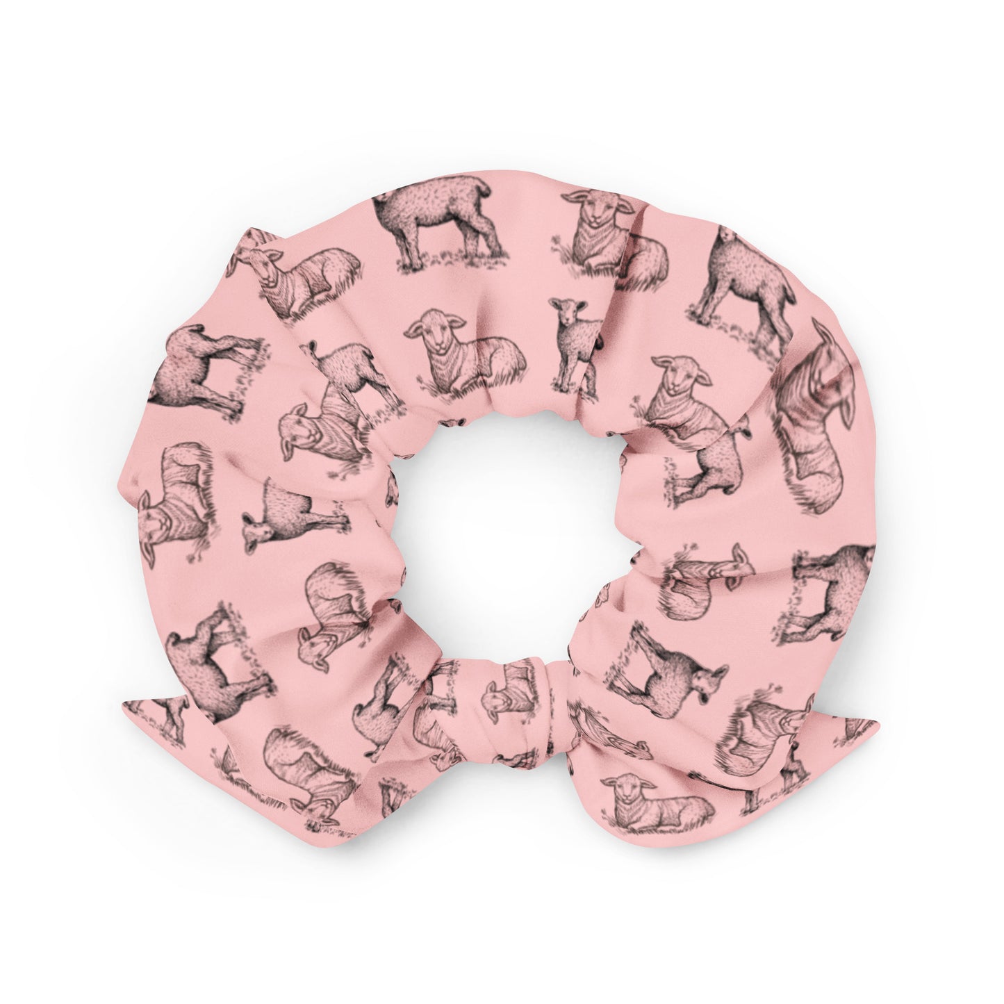 Lamb Scrunchie - Red