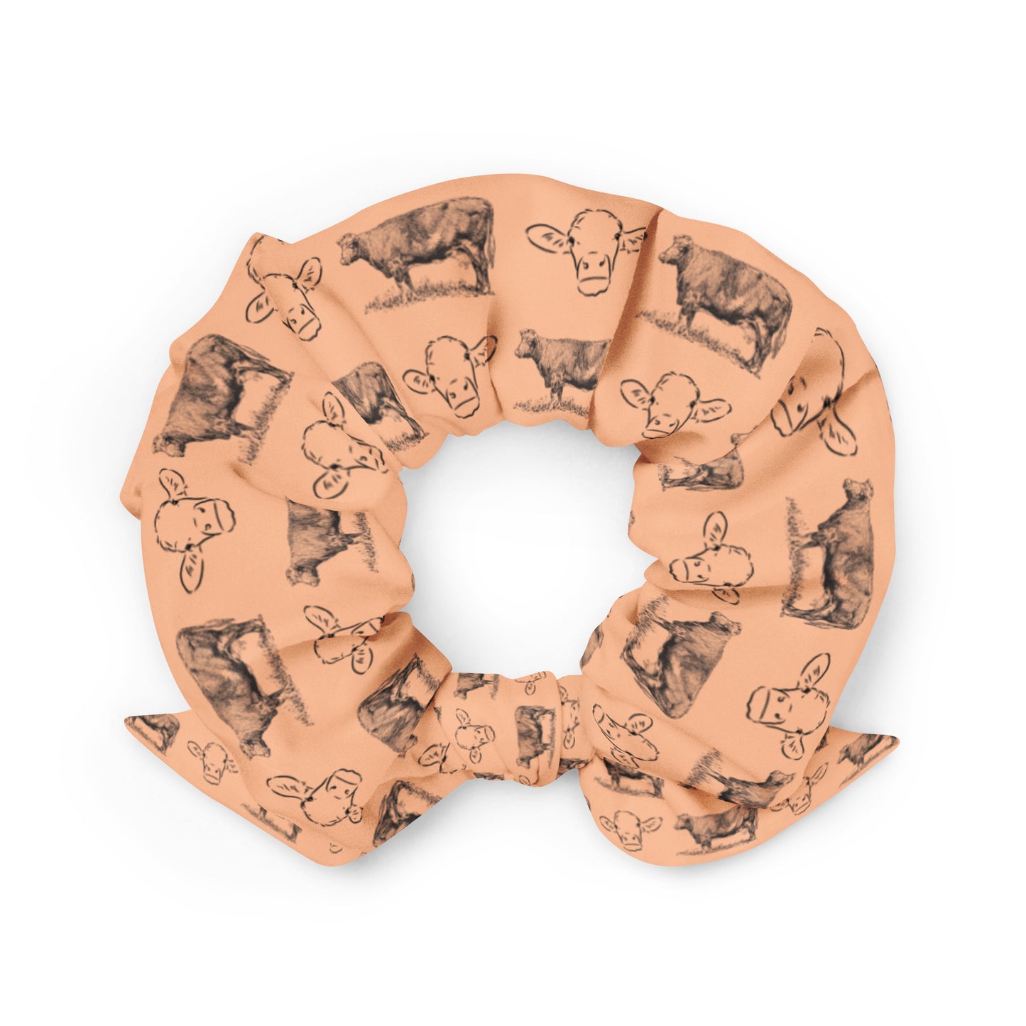 Cattle Scrunchie - Orange