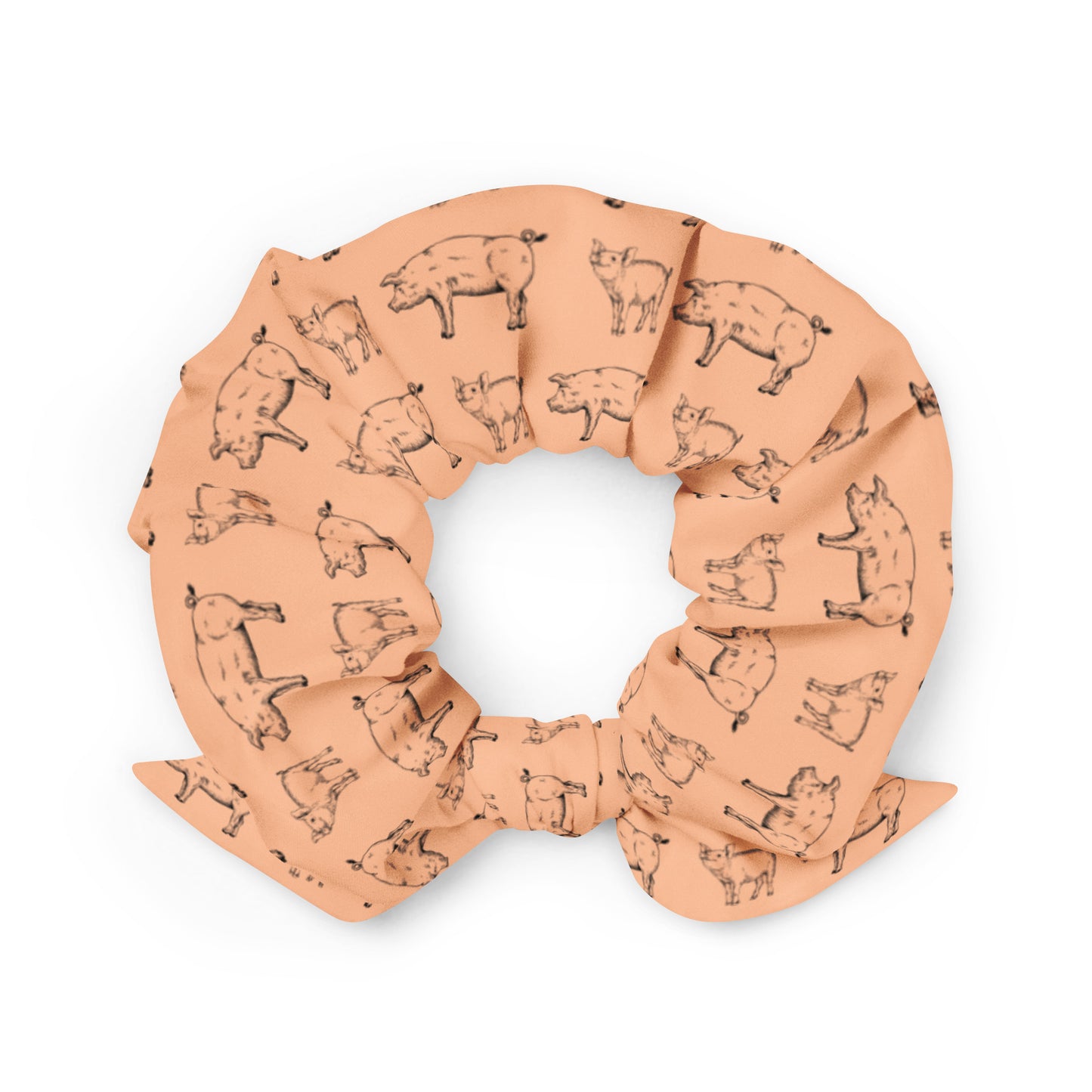 Swine Scrunchie - Orange