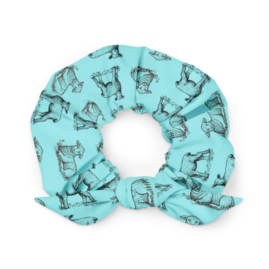 Lamb Scrunchie - Aqua