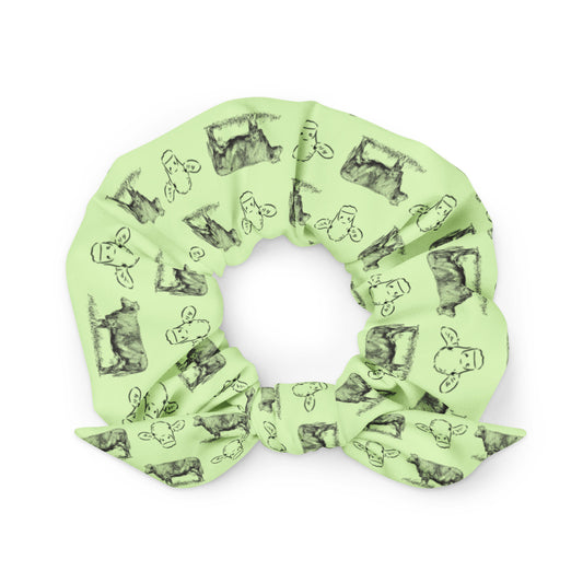 Cattle Scrunchie - Green