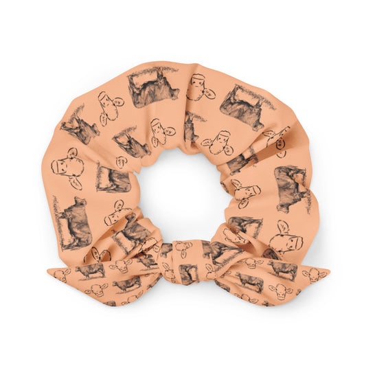 Cattle Scrunchie - Orange