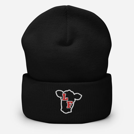 Dark LF Cow Beanie