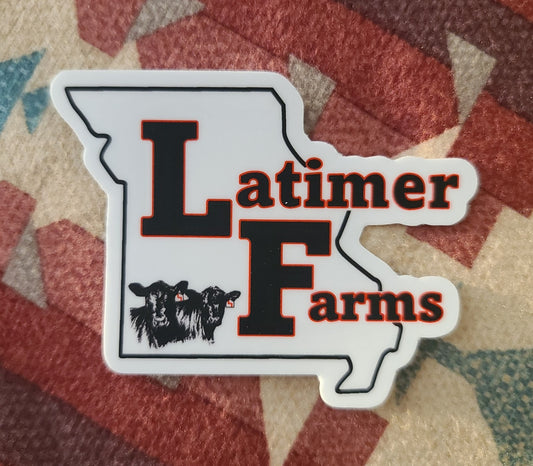 Latimer Farms Logo Sticker